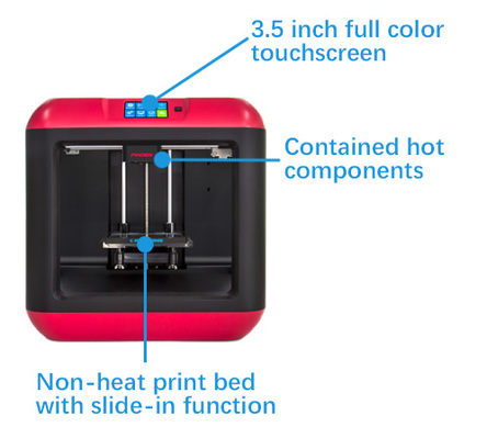 Flashforge Finder FFF 3D printer - Safer to use